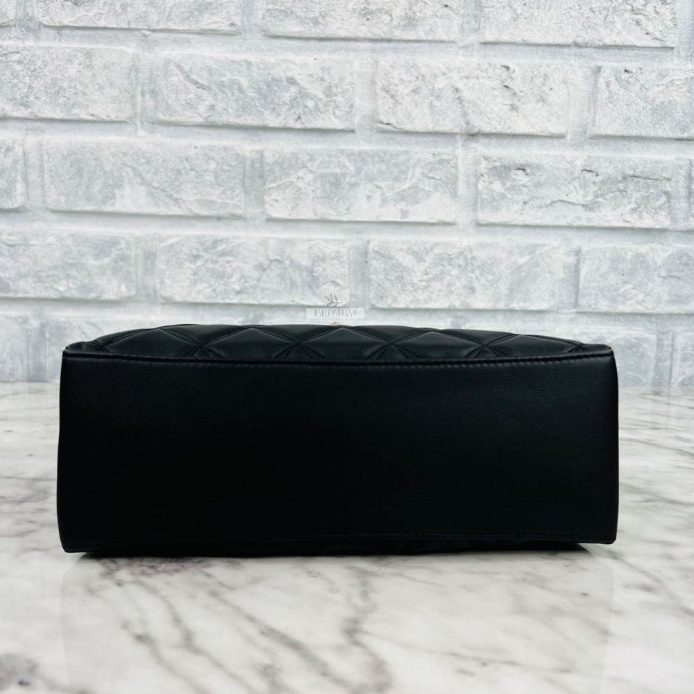 Kate Spade Natalia Quilted Leather Top Handle Satchel Crossbody & Medium Wallet - Picture 6 of 16